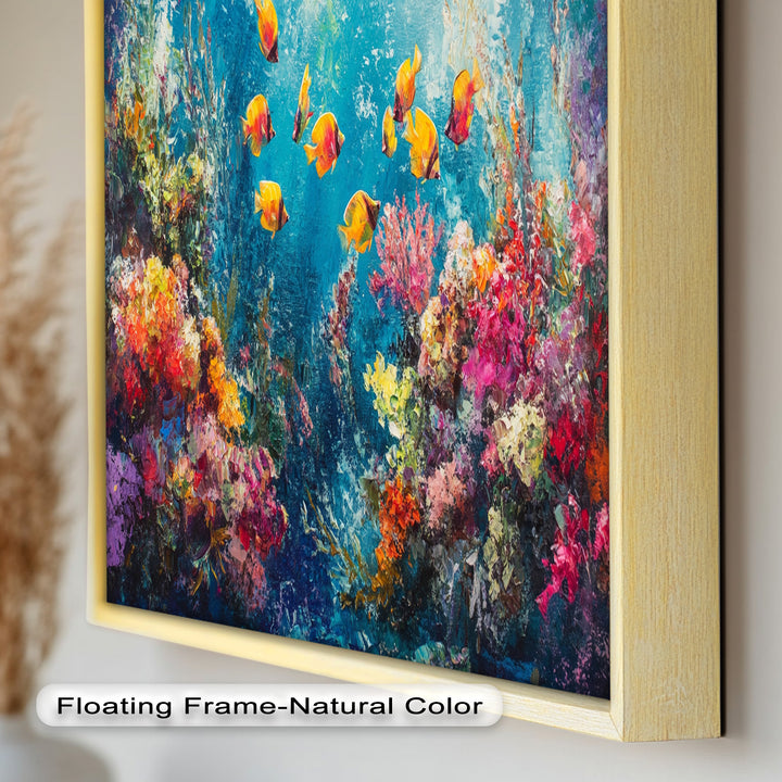 Coral Reef with Tropical Fish – Animal Oil Painting