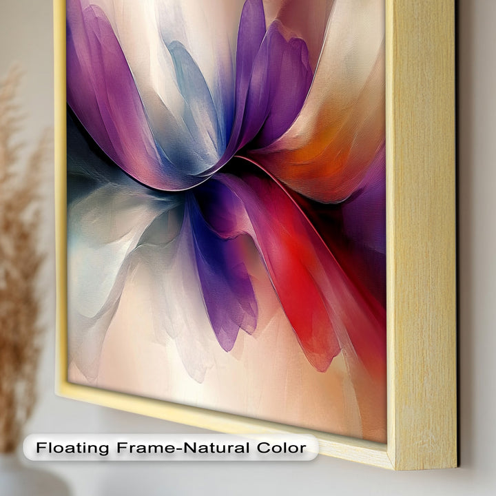 Abstract Floral Flow – Colorful Modern Oil Painting