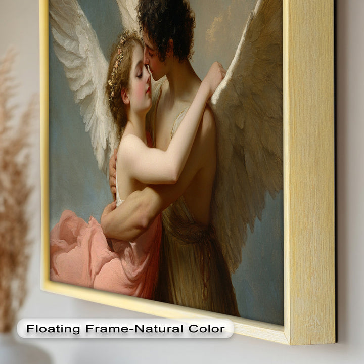 Heavenly Embrace – Cupid and Psyche Renaissance Love Oil Painting
