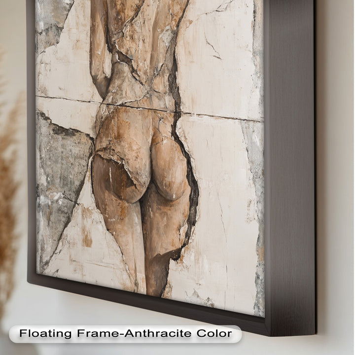 Cracked Grace – Figurative Nude Oil Painting