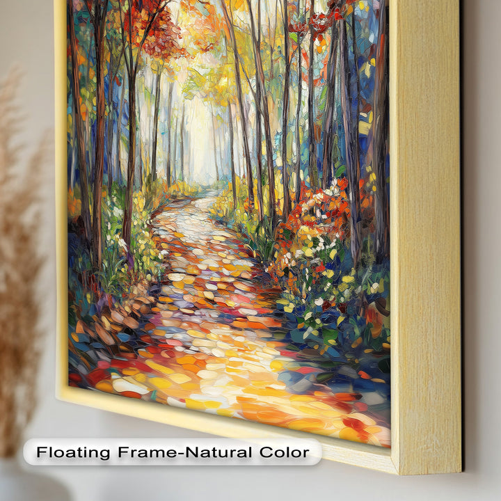 Forest Road to Somewhere – Expressive Oil Painting