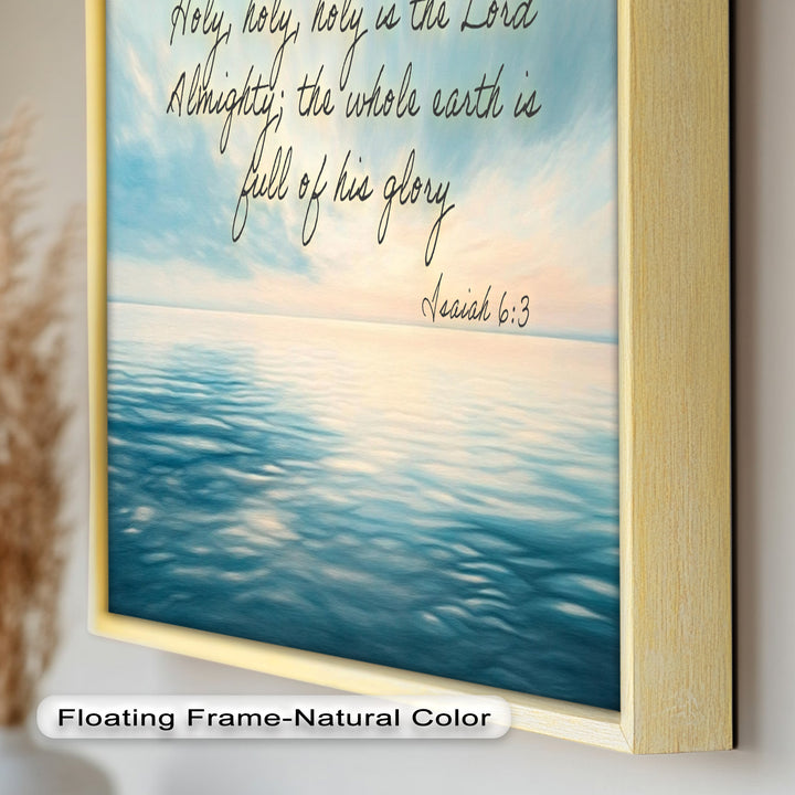 Isaiah 6:3 – Holy Is the Lord Bible Verse Oil Painting
