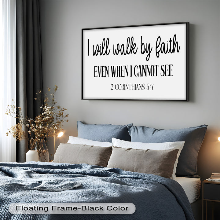 I Will Walk by Faith – Christian Oil Painting