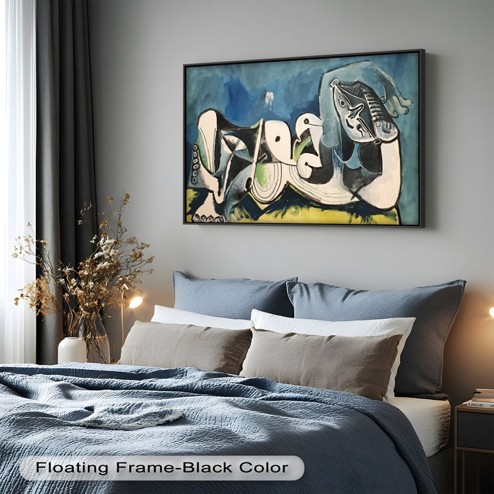 Resting in Abstraction – Reclining Figure Picasso Oil Painting