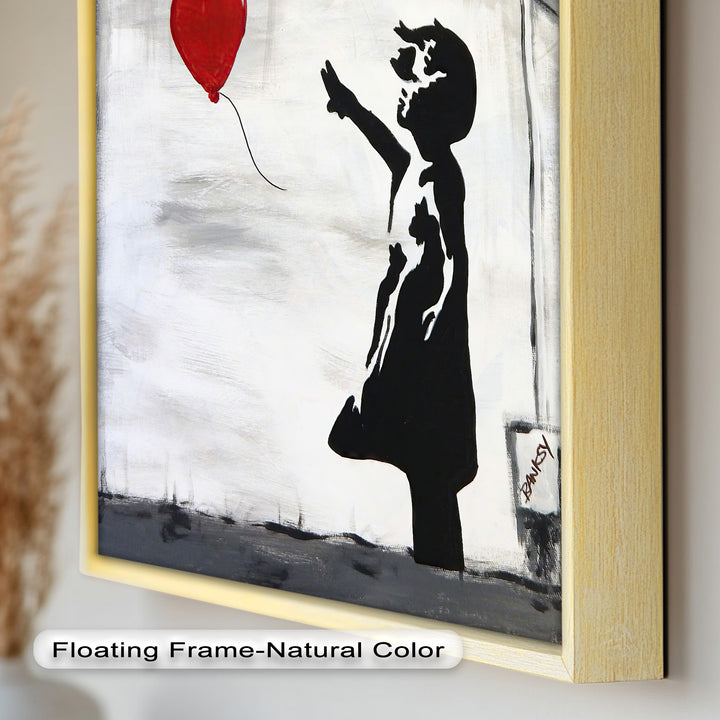 Girl with Heart Balloon – Banksy Oil Painting