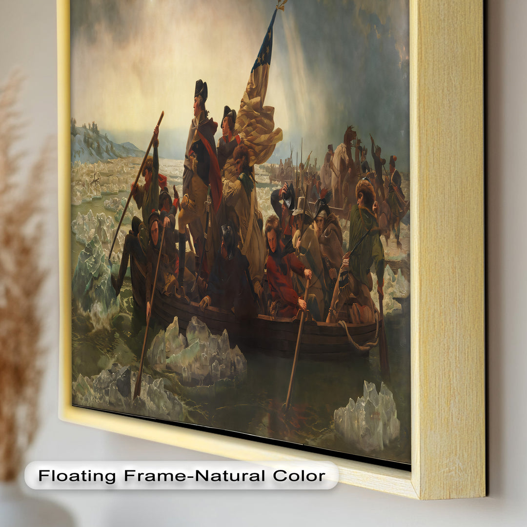 Washington's Crossing – Patriotisches Ölgemälde der Amerikanischen Revolution
