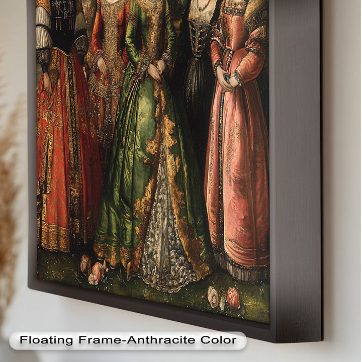 Königliches Hofporträt – Ölgemälde der Renaissance-Aristokratie