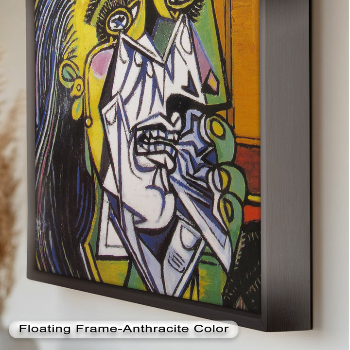 Woman in Anguish – Expressive Cubist Portrait Picasso Oil Painting