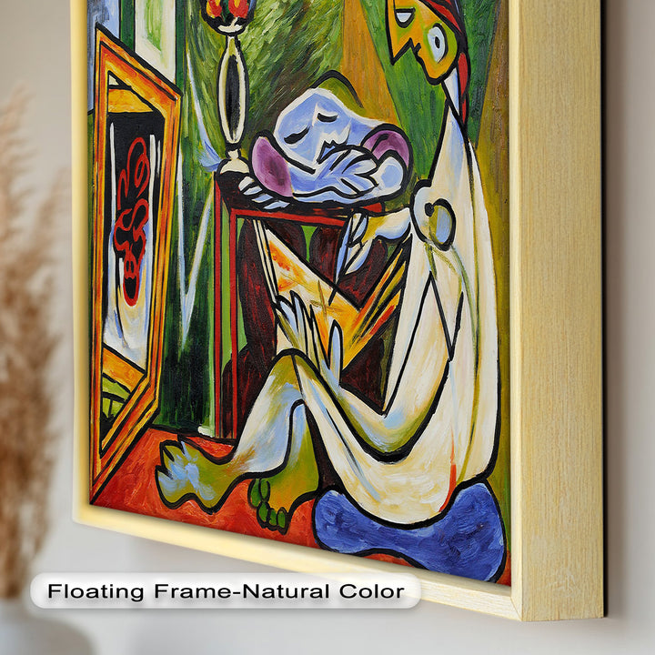 Artist and the Dream – Abstract Interior Scene Picasso Oil Painting
