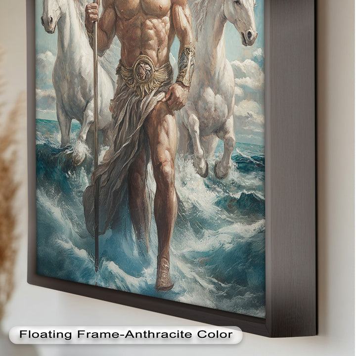 Lord of the Waves – Mythic Sea God Oil Painting