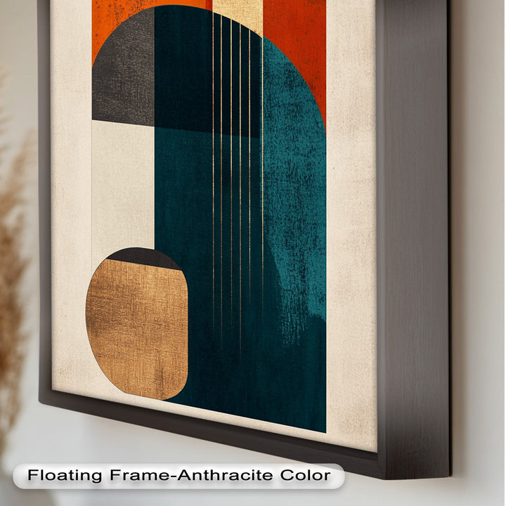 Modern Resonance – Abstract Geometric Oil Painting