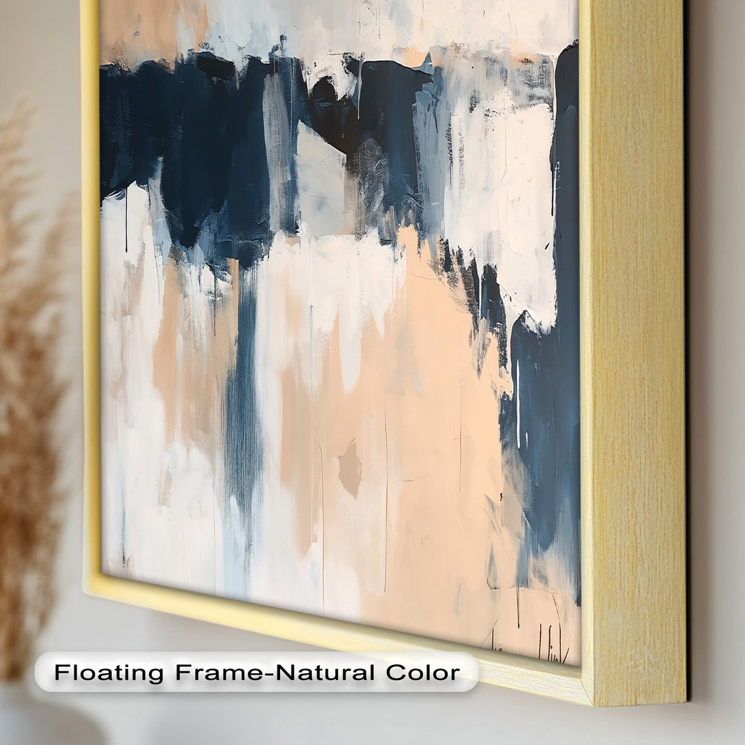 Desert Horizon – Minimalist Abstract Oil Painting