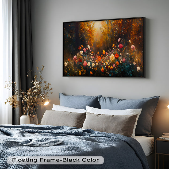 Forest Floral Landscape - Romanticism Oil Painting