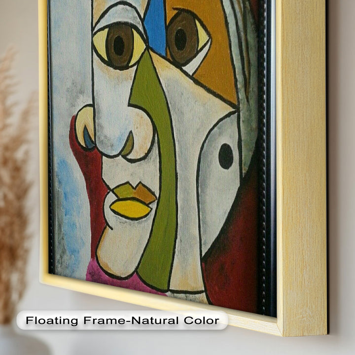 Fragmented Persona – Geometric Abstract Picasso Oil Painting