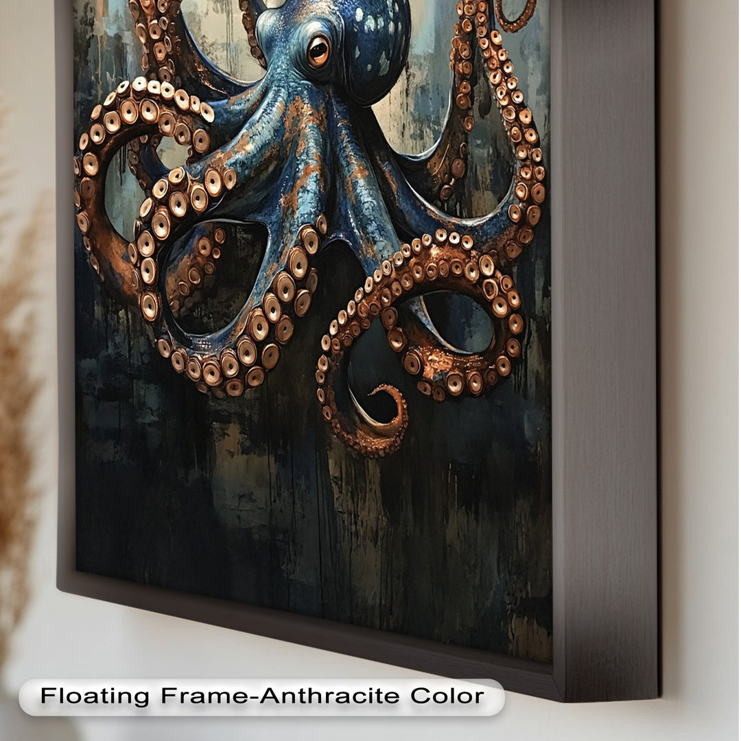Deep Sea Octopus - Animal Oil Painting