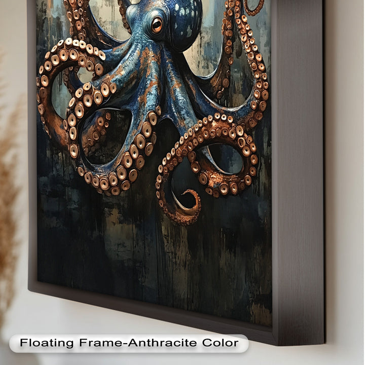 Deep Sea Octopus - Animal Oil Painting