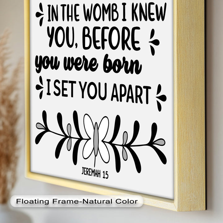 Before You Were Born – Jeremiah 1:5 Bible Oil Paintings