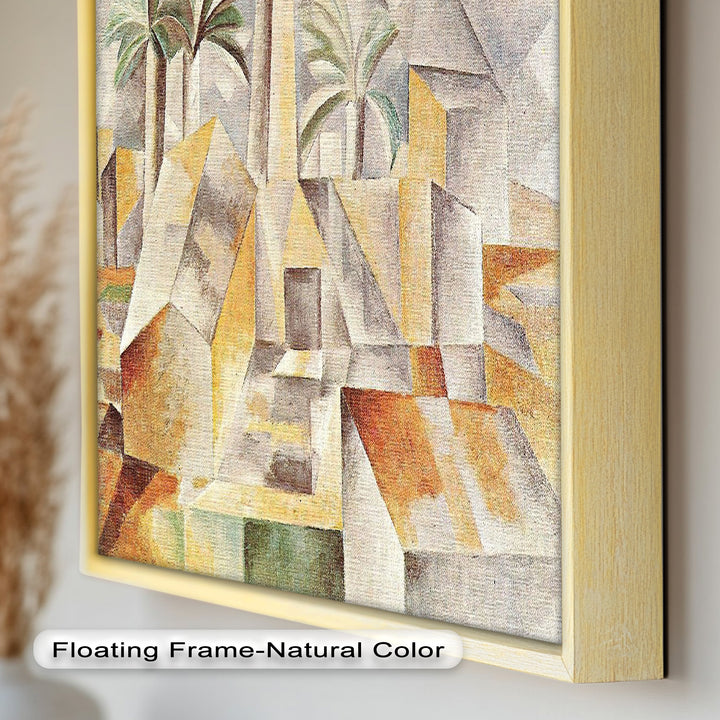 Landschaft mit Palmen von Albert Gleizes – Kubistisches Ölgemälde