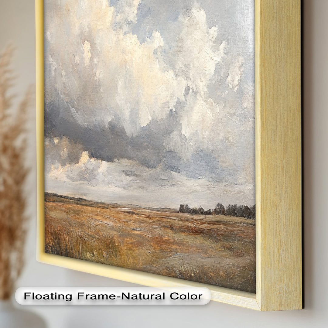 Prairie Horizon – Vintage Oil Painting