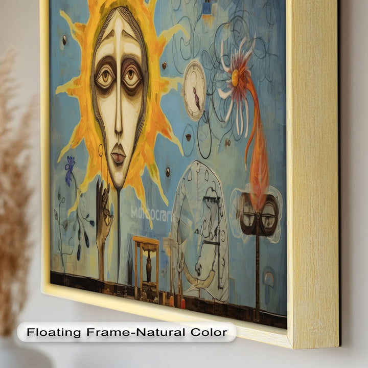 Solar Reverie – Surreal Dreamscape Picasso Oil Painting