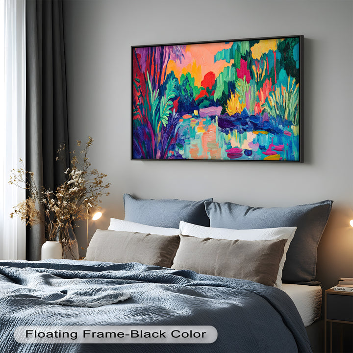 Tropical Reflections – Fauvist Oil Painting