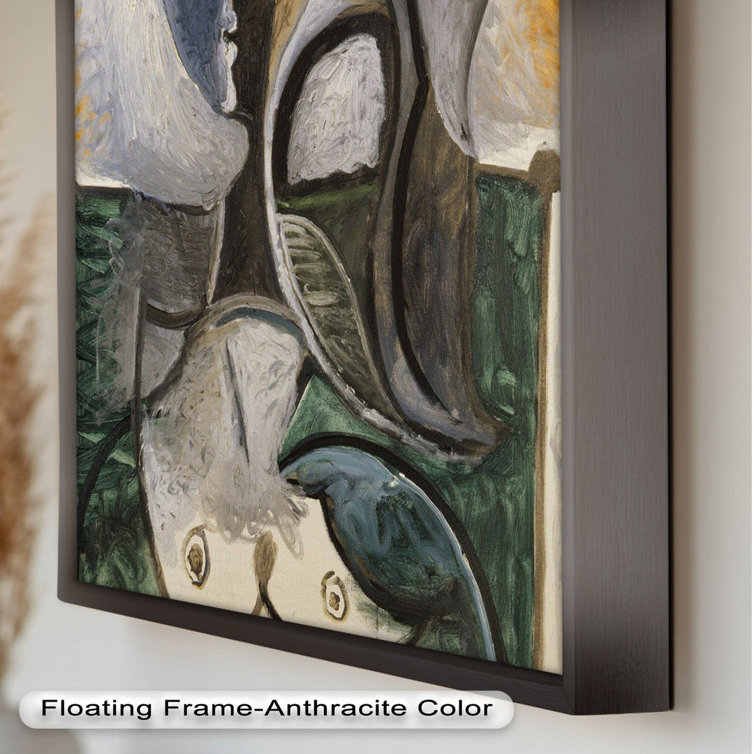 Fragmented Grace – Expressive Female Form in Picasso-Style Oil Painting