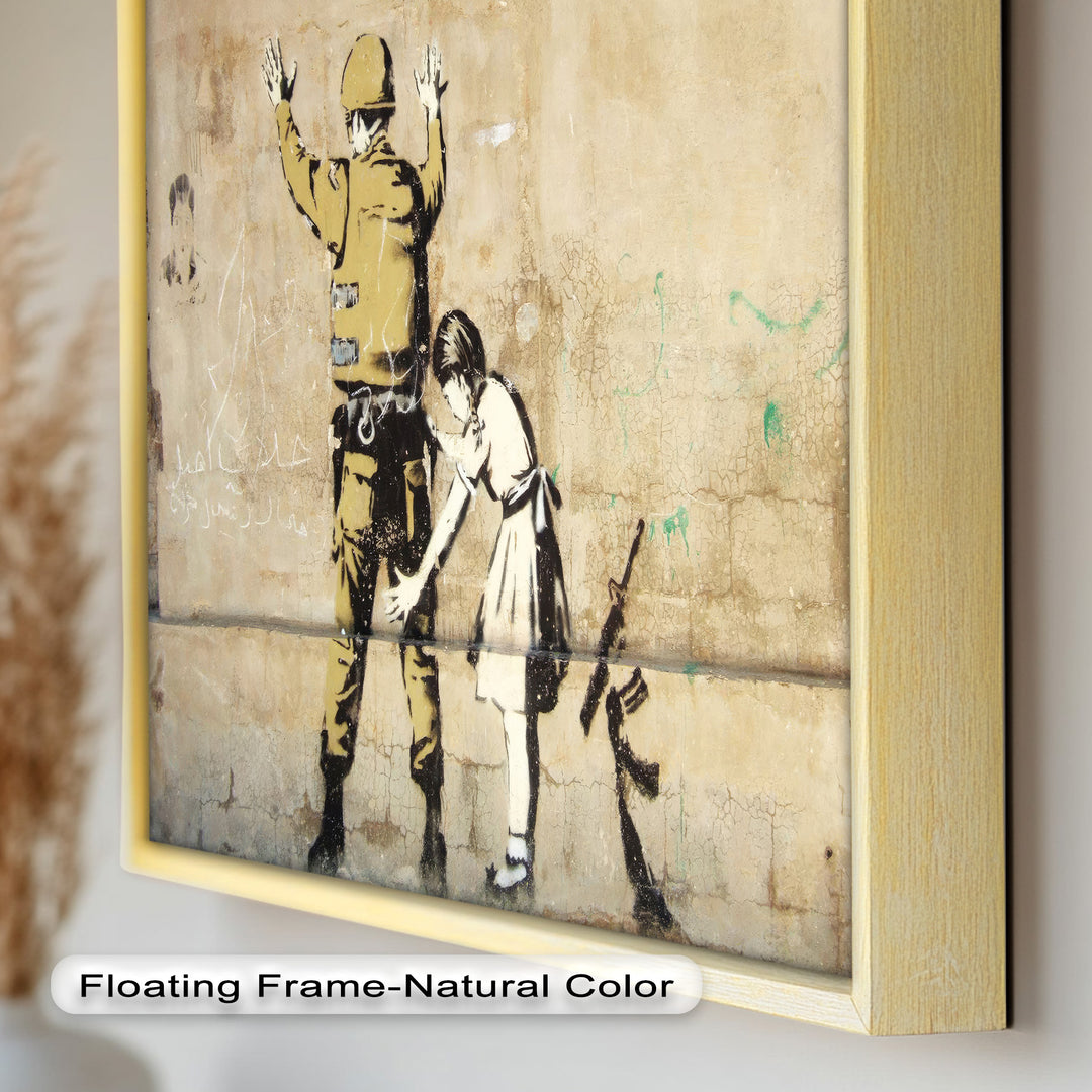 Innocence in Control – Banksy Oil Painting