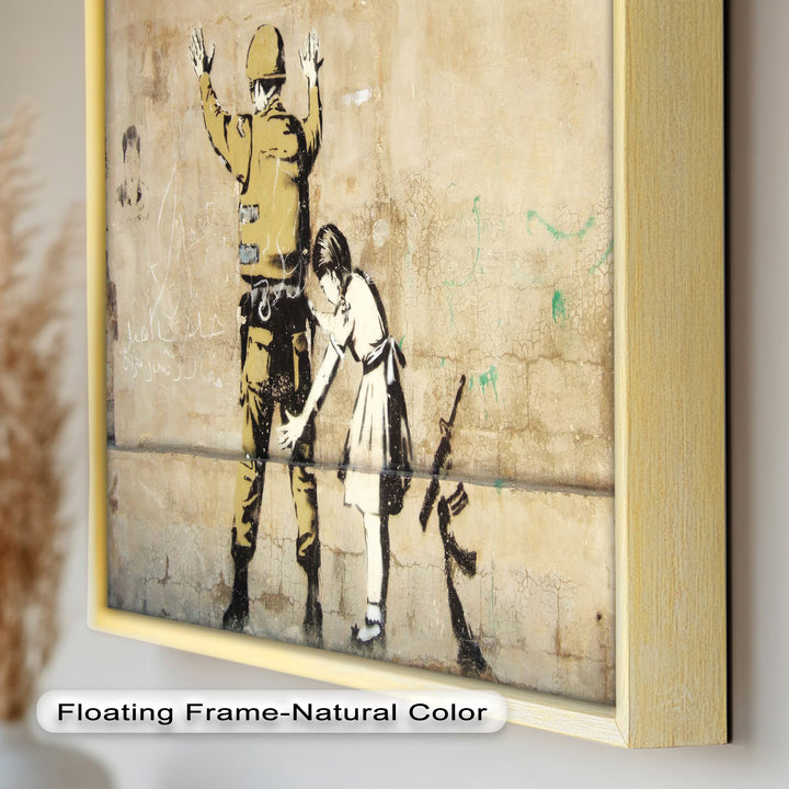 Innocence in Control – Banksy Oil Painting