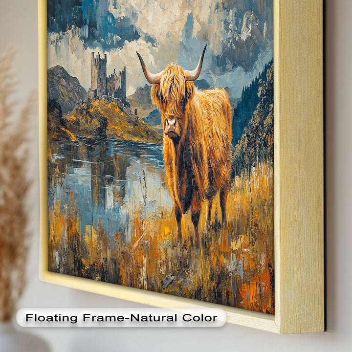 Highland Majesty – Rustic Oil Painting