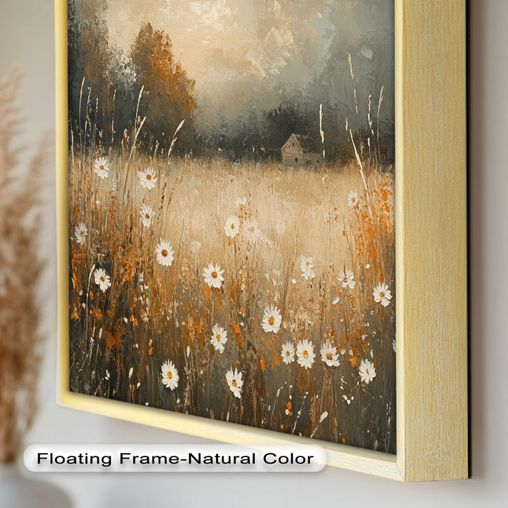 Golden Meadow – Wildflower Oil Painting