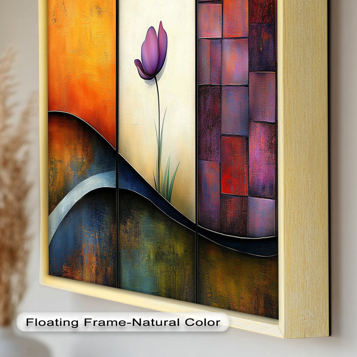 Tulip Dreams Abstract – Floral Modern Oil Painting