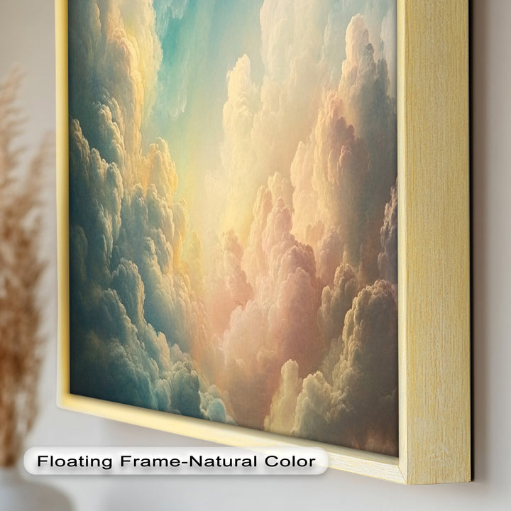Heavenly Sky Glow – Modern Oil Painting