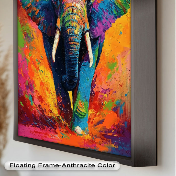 Color Explosion Elephant - Animal Oil Painting
