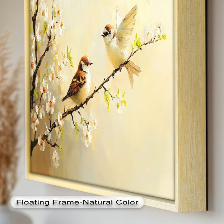 Spring Conversation – Animal Oil Painting