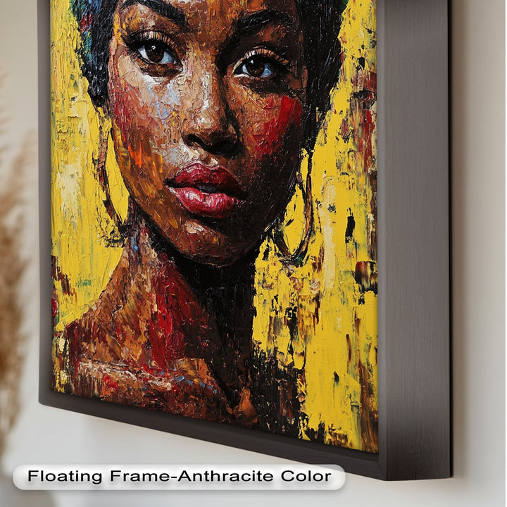 Radiant Soul – Bold Portrait Oil Painting in Fauvist Style