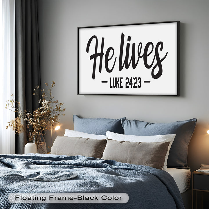 He Lives – Luke 24:23 Christian Oil Painting