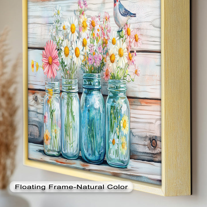 Flower Jars – Modern Oil Painting