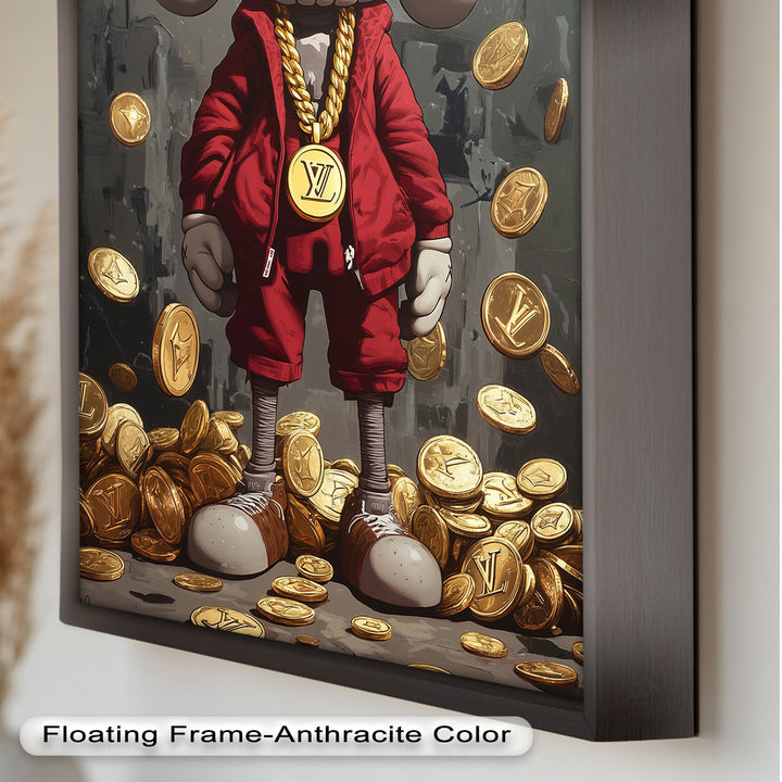 Luxury Drop – KAWS Companion Oil Painting