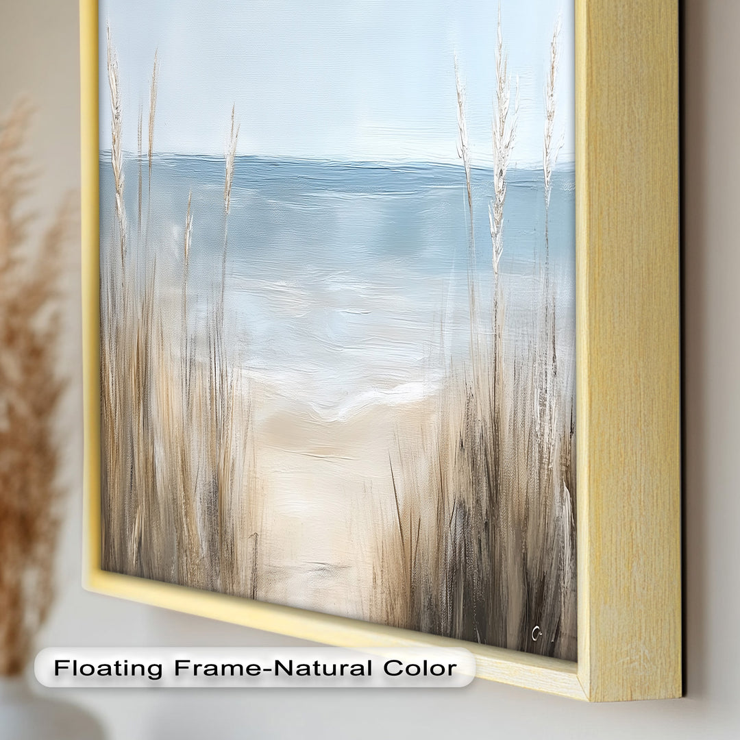 Coastal Beach Wall Art – Ocean Landscape Oil Painting