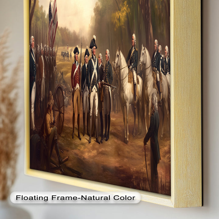 Command and Honor – Revolutionary Army Oil Painting