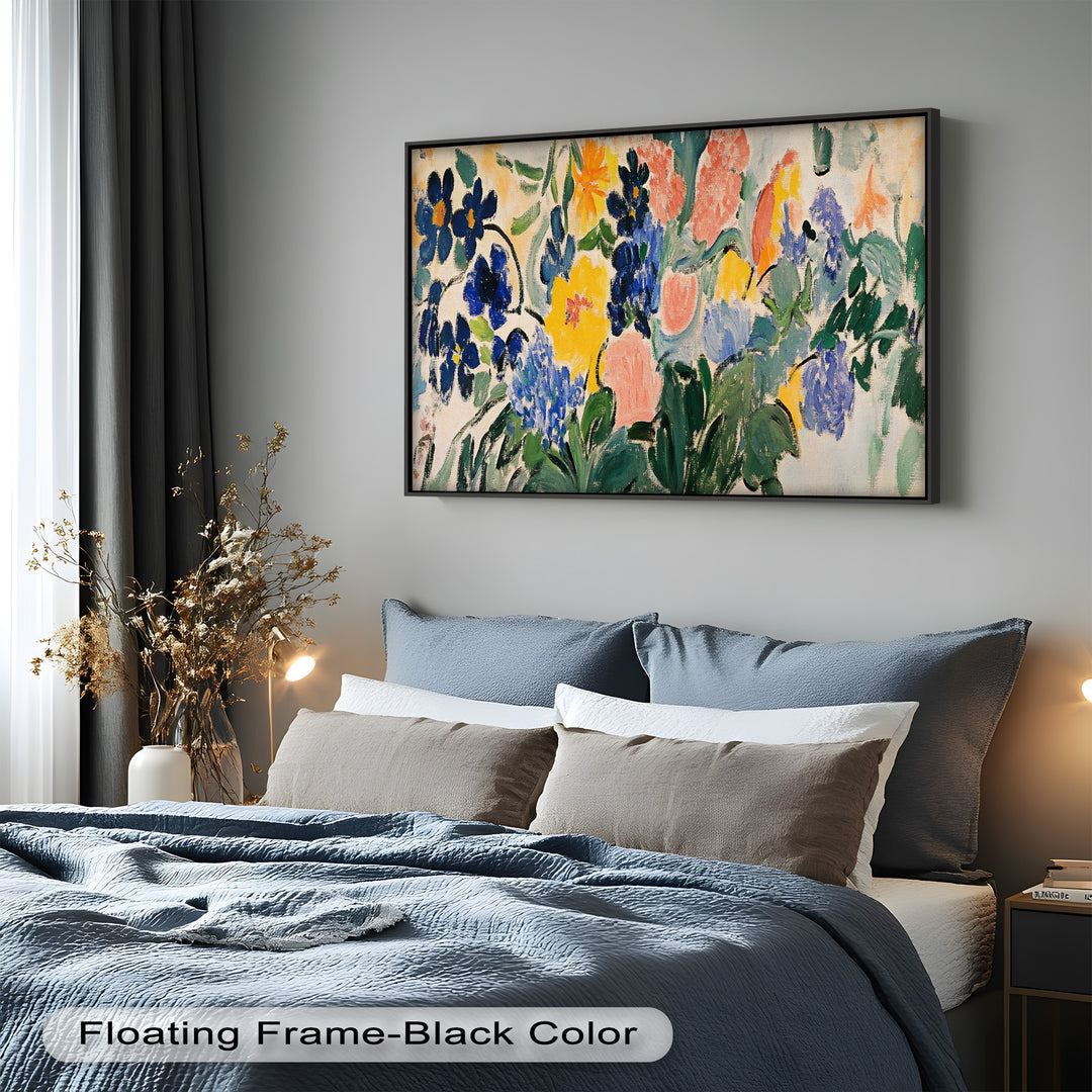 Fauvist Floral Explosion – Colorful Expressionist Oil Painting