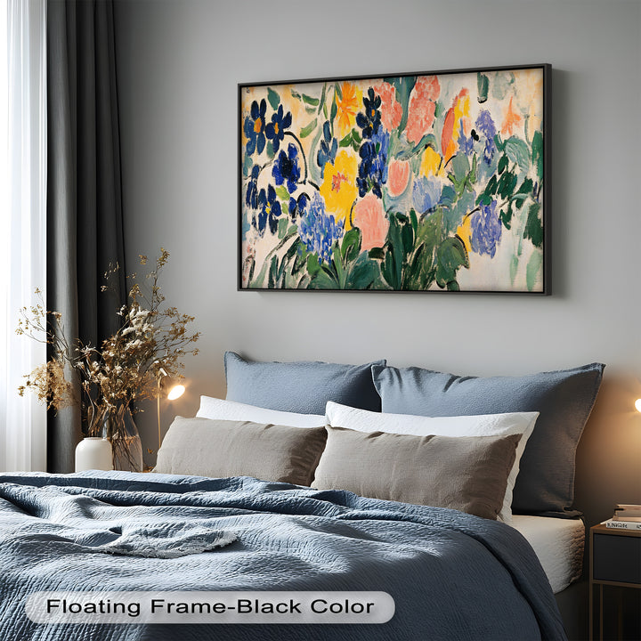 Fauvist Floral Explosion – Colorful Expressionist Oil Painting