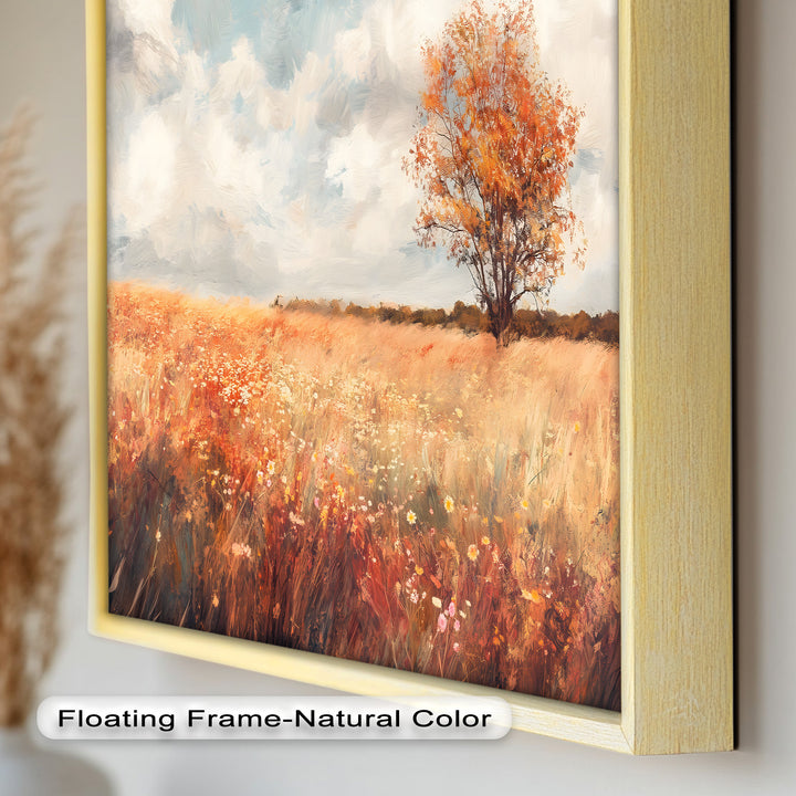 Vintage Autumn Fall – Landscape Oil Painting