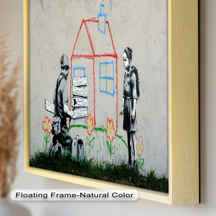 Boarded Dreams – Banksy Oil Painting