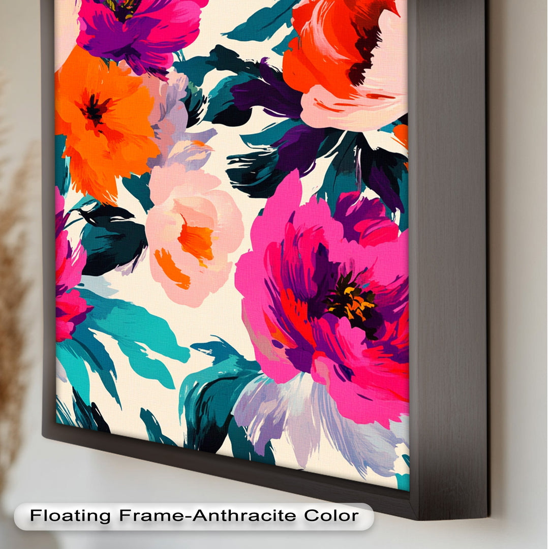 Bold Boho Bloom – Fauvist Floral Explosion Oil Painting