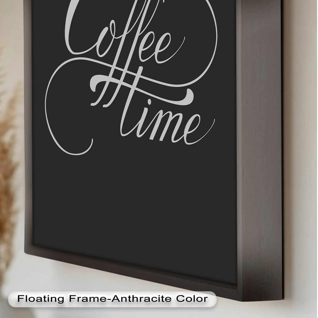 Coffee Time Script Art – Calligraphy Oil Painting - MyPhotoStation