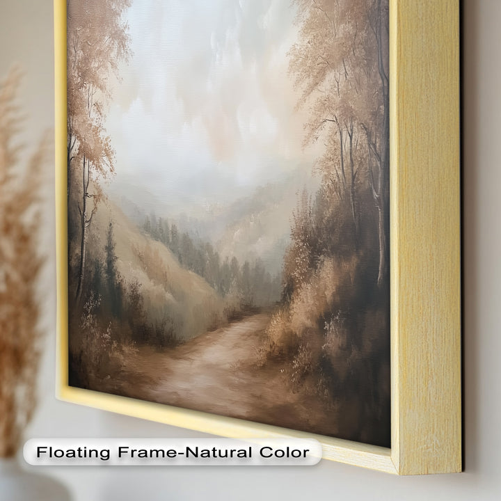 Forest Path – Framed Landscape Oil Painting
