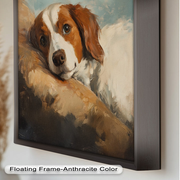 Resting Soul – Loyal Dog Animal Oil Painting