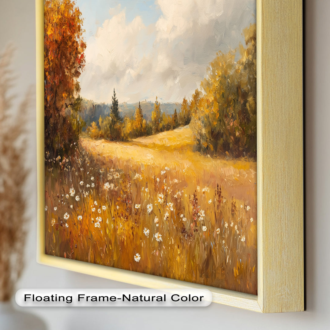 Autumnal Landscape – Tranquil Fall Scene in Oil Paintings