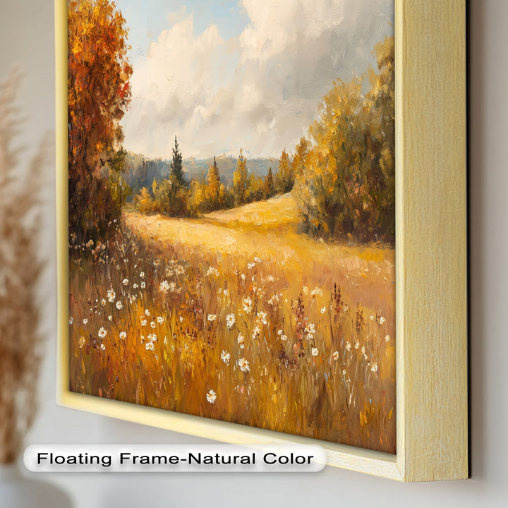 Autumnal Landscape – Tranquil Fall Scene in Oil Paintings